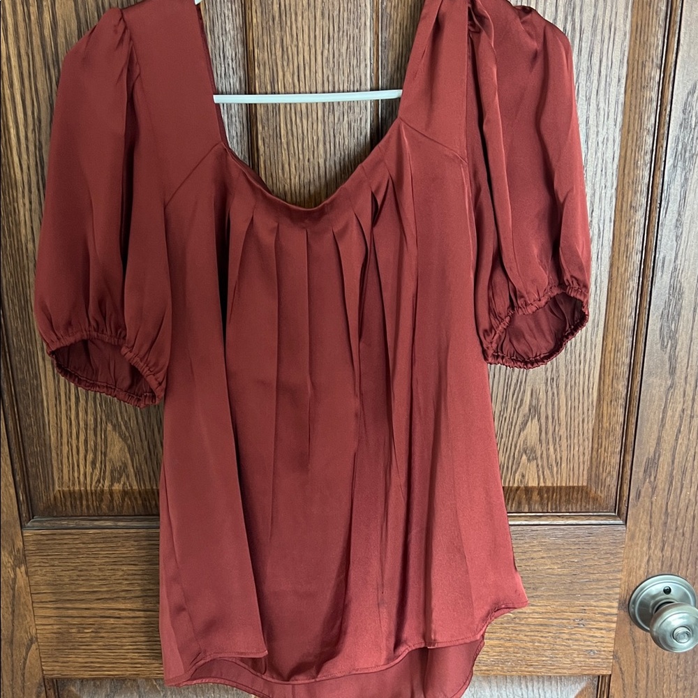 Elegant Rust Women's Top